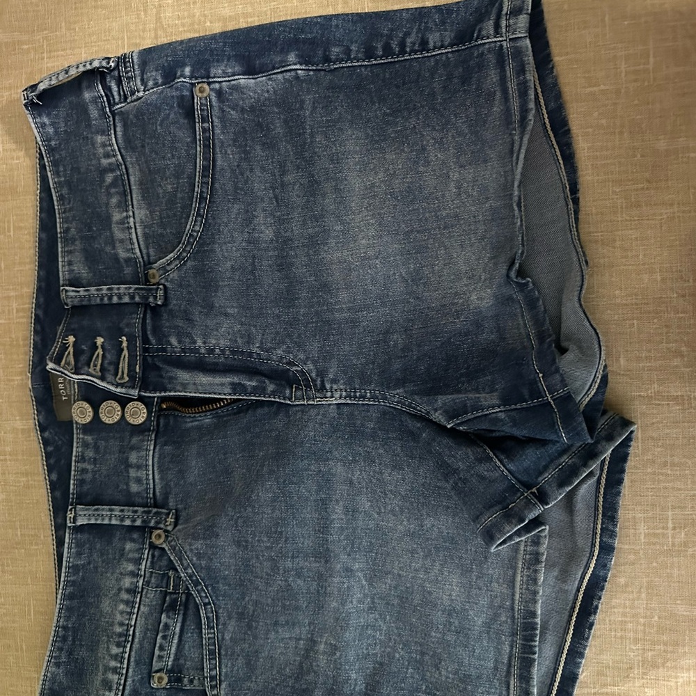 Torrid Blue Denim Shorts